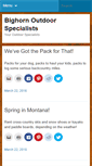 Mobile Screenshot of bighornoutdoorspecialists.com
